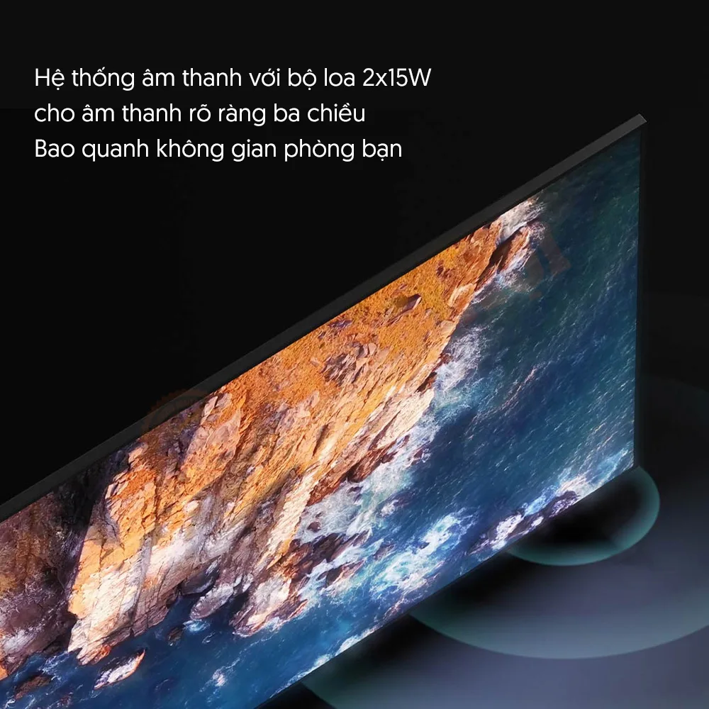 Về phần âm thanh, Redmi Smart TV Max được nâng cấp với 4 loa cao cấp tích hợp bộ giải mã âm thanh Dolby và DTS