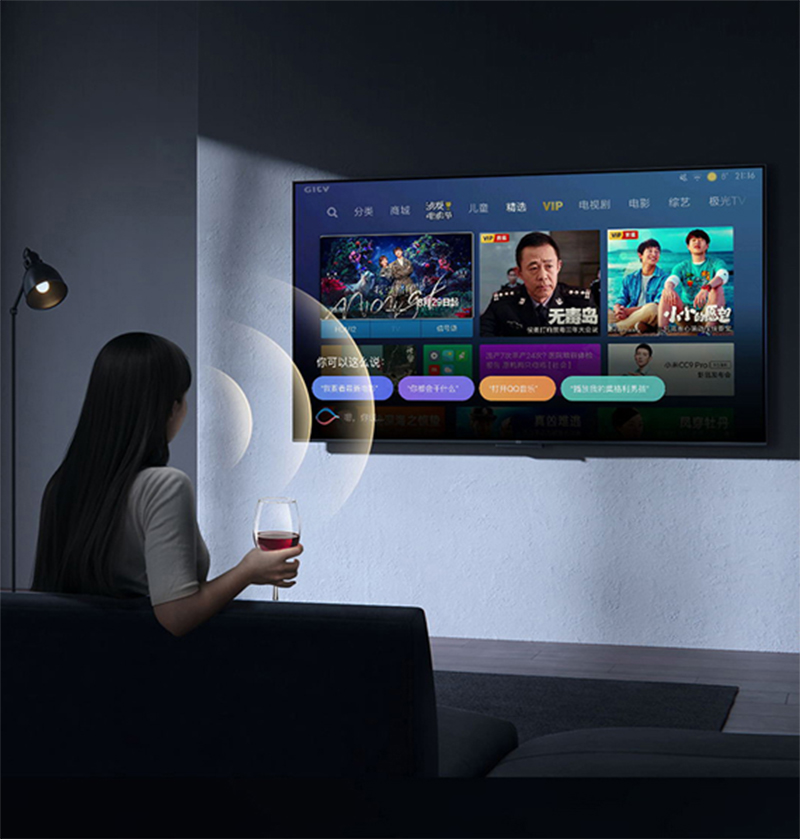 Điều khiển TV bằng giọng nói của Xiaomi EA Pro 75 inch