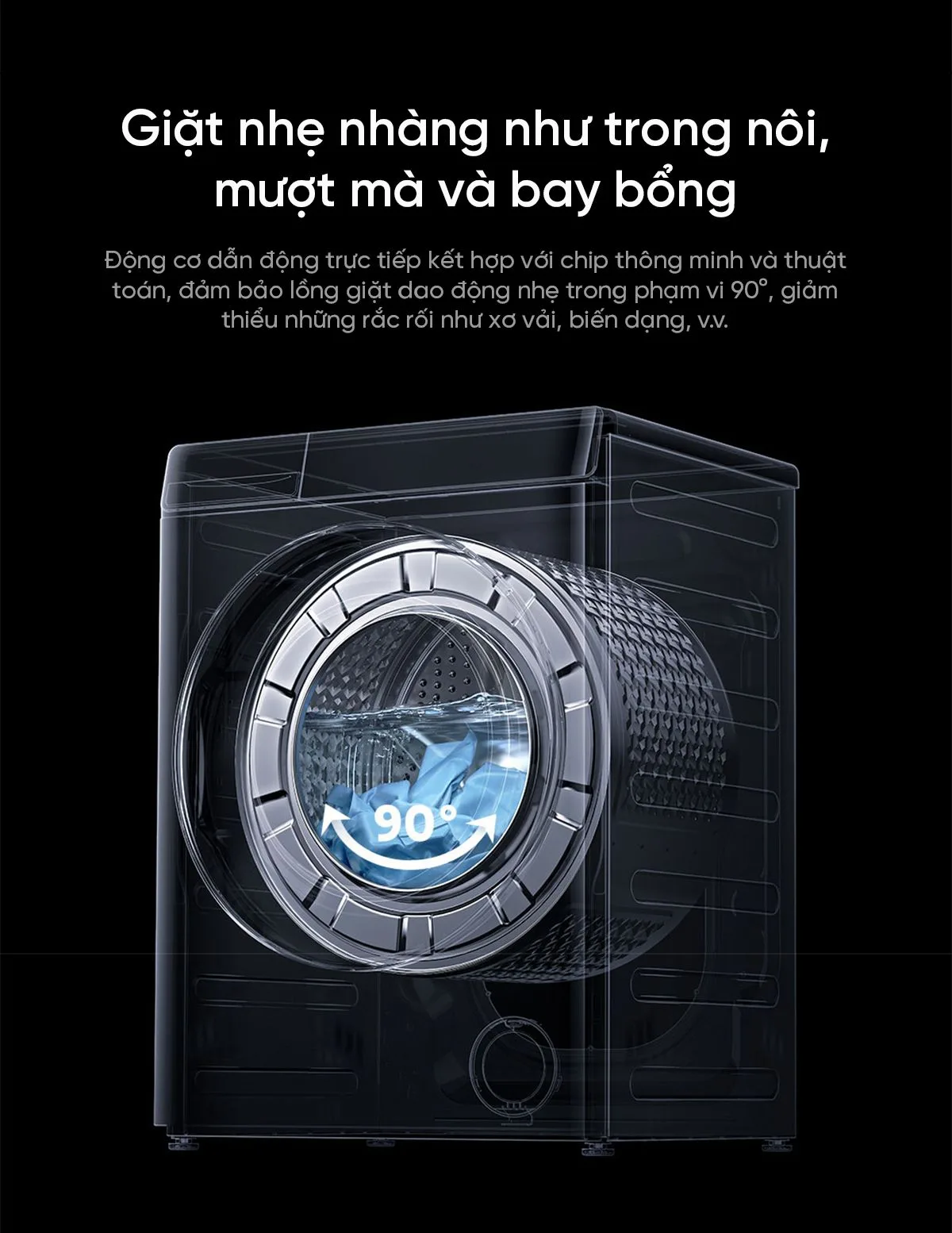 Máy giặt Xiaomi Mijia MJ106, giặt 10kg, siêu mỏng