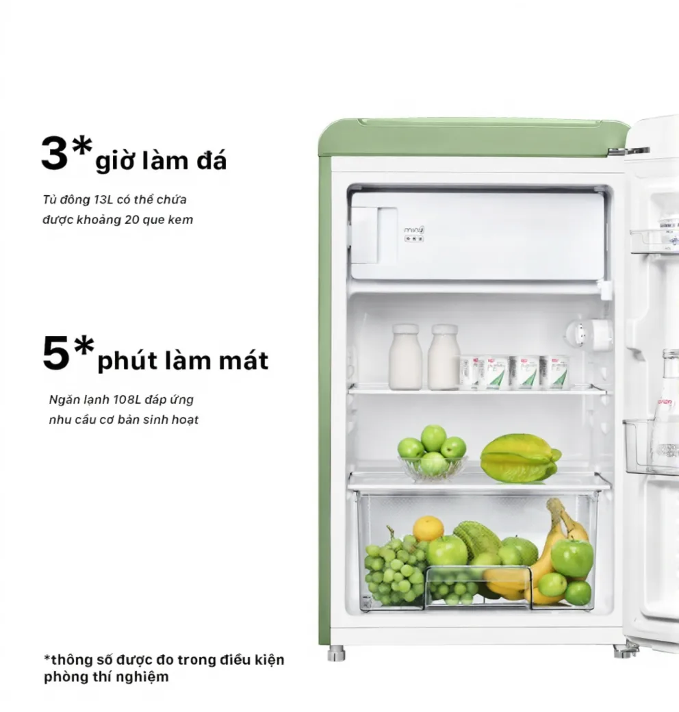 Tủ Lạnh Xiaomi MiniJ Retro 121L