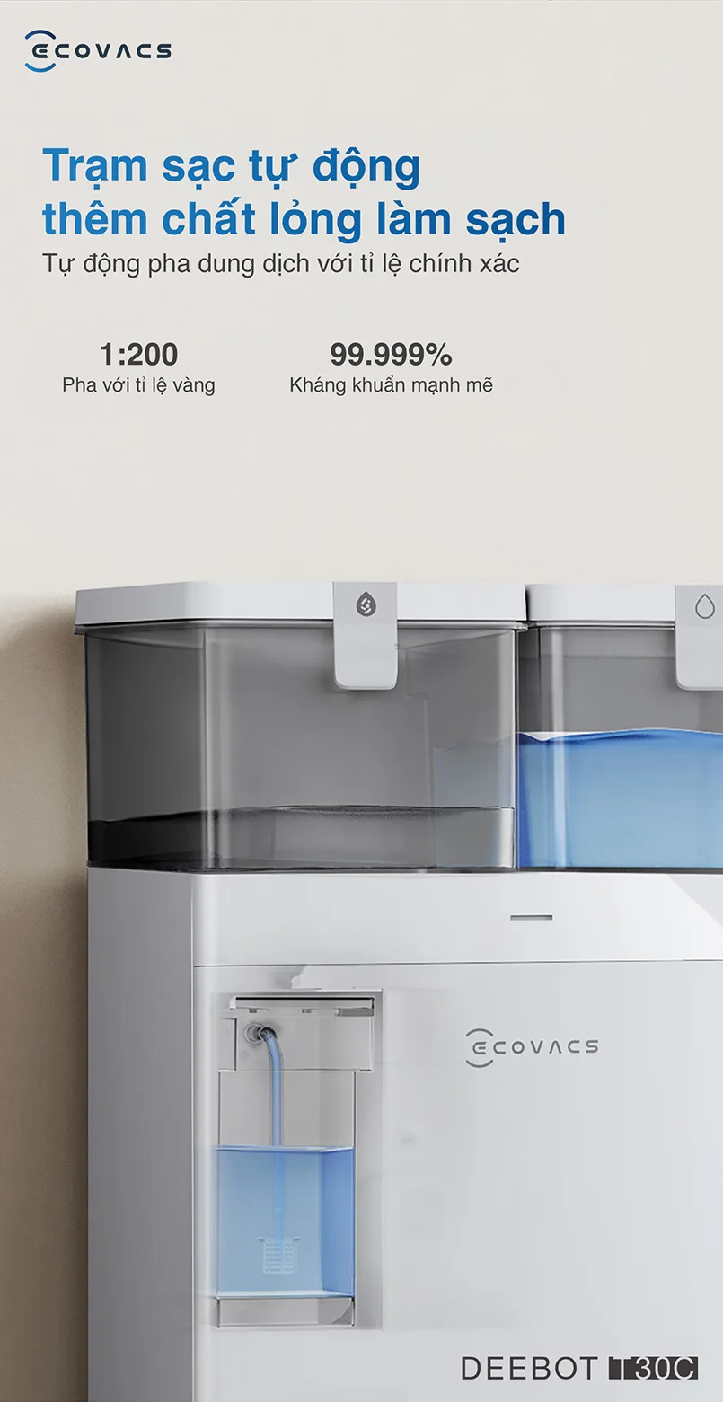 Robot hút bụi Ecovacs Deebot T30C 2025