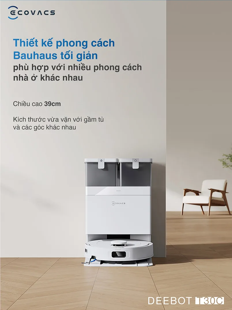Robot hút bụi Ecovacs Deebot T30C 2025