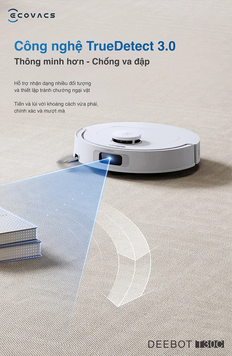 Robot hút bụi Ecovacs Deebot T30C 2025