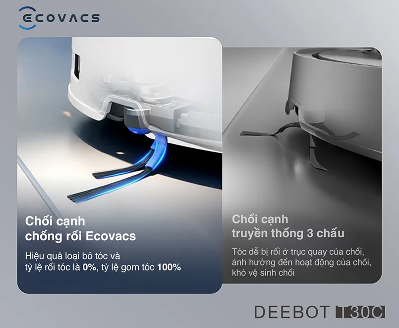 Robot hút bụi Ecovacs Deebot T30C 2025