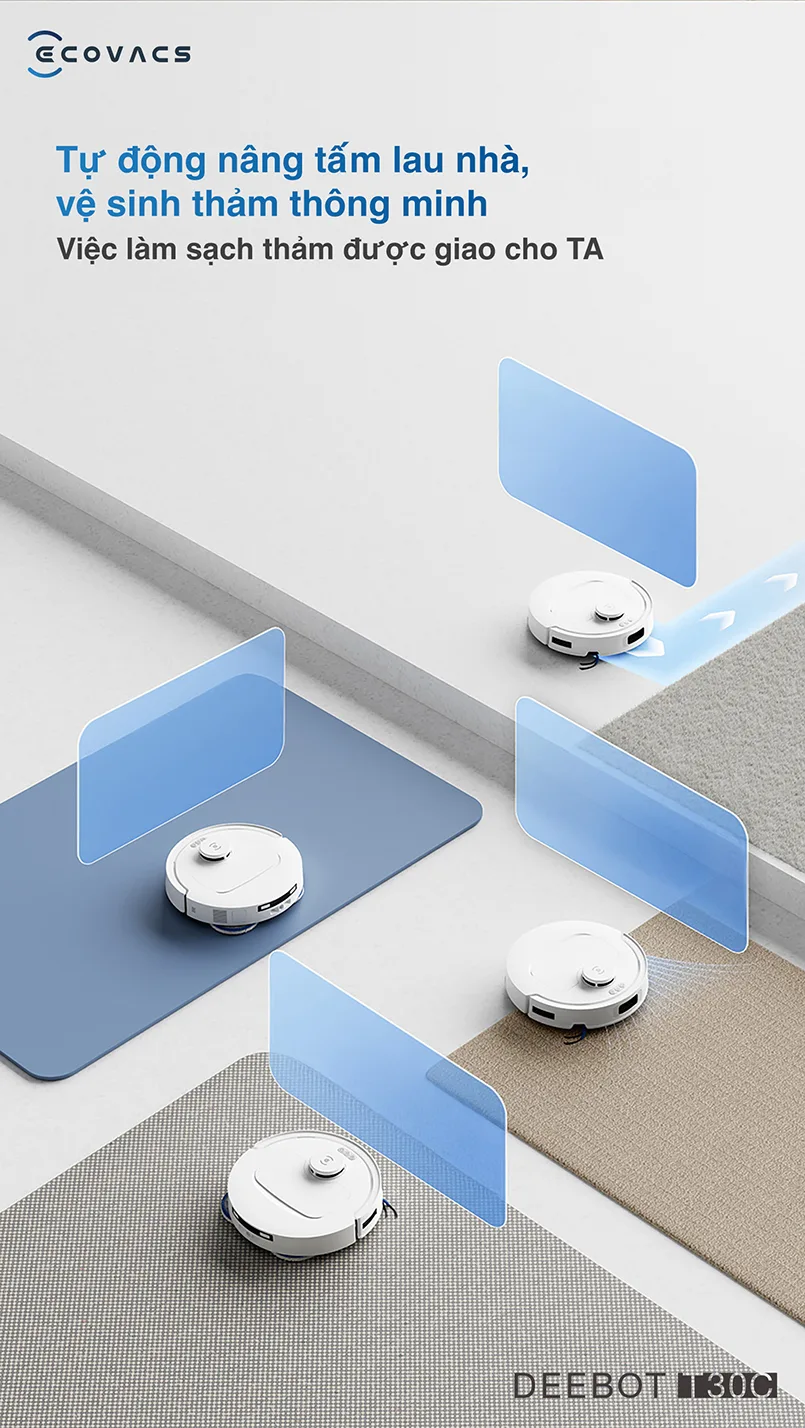 Robot hút bụi Ecovacs Deebot T30C 2025