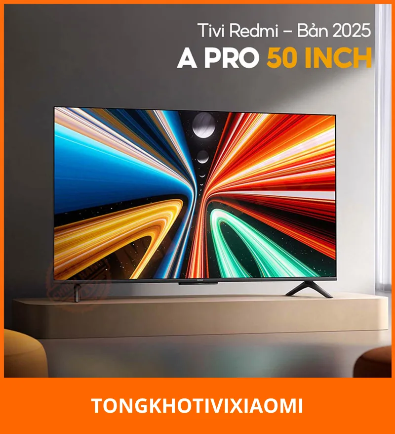 Tivi Xiaomi Redmi A Pro 50 Inch 2025 Ram 3/64GB 144Hz