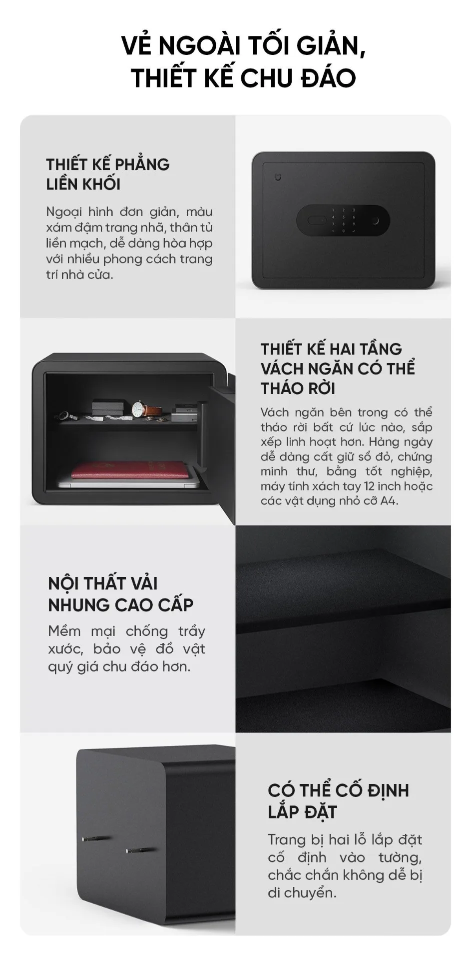 Két sắt thông minh Mijia BGX-5/X1-303