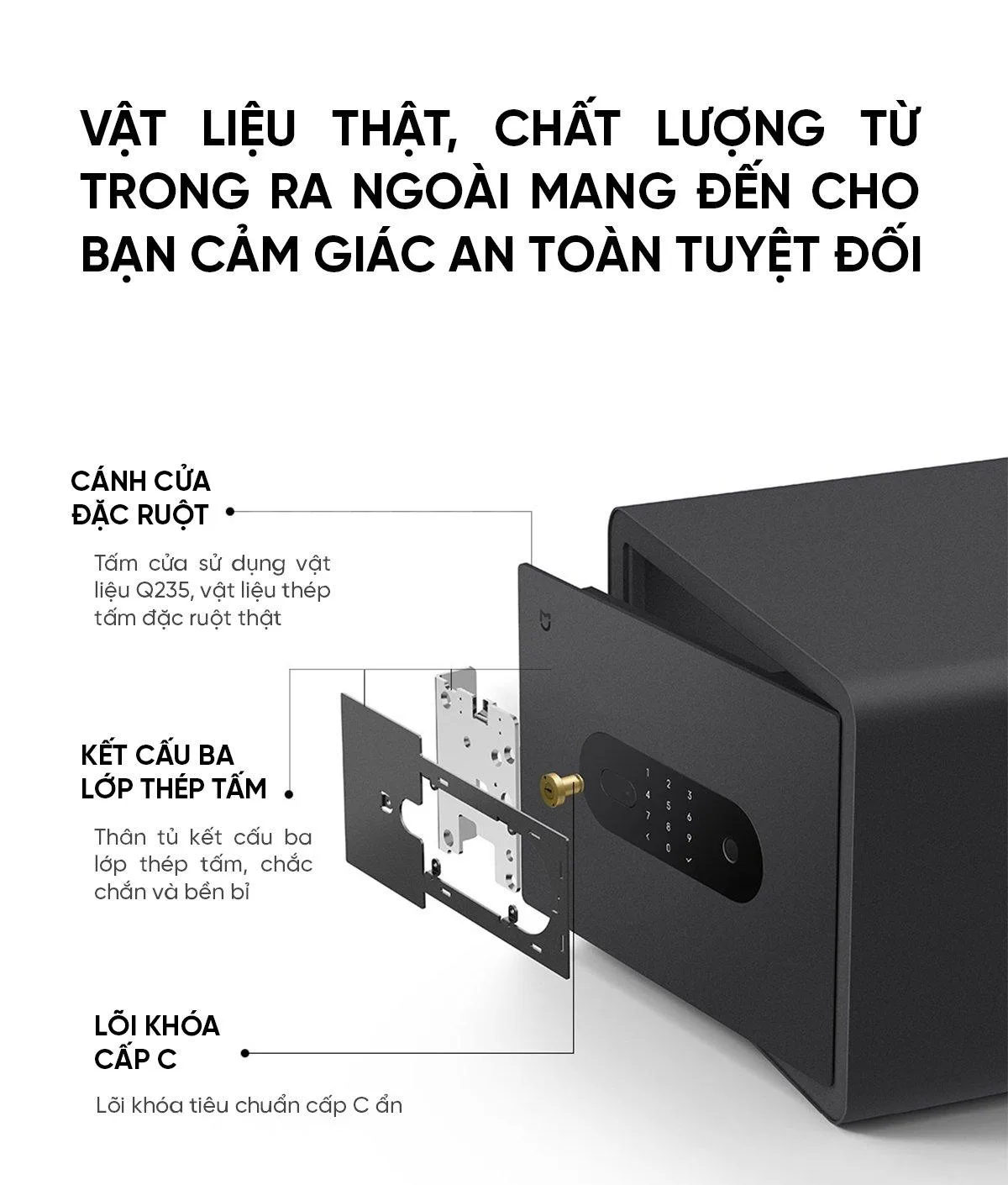 Két sắt thông minh Mijia BGX-5/X1-303 - Ảnh 5