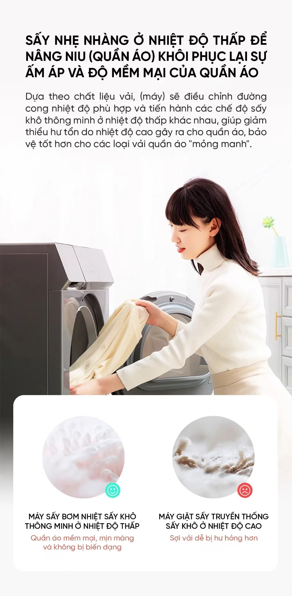 Máy sấy Xiaomi Mijia H100MJ102S Titanium 10kg