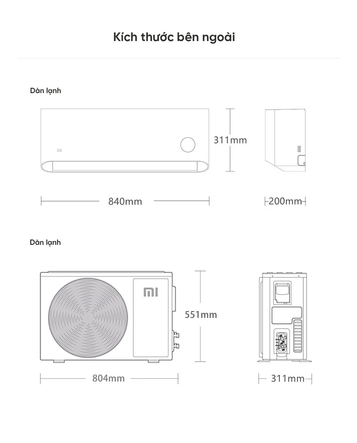 Điều hòa Xiaomi Mijia KFR-26GW/V1A1 1HP 2 chiều