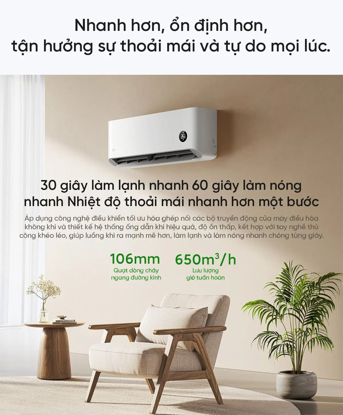 Điều hòa Xiaomi Mijia KFR-26GW/V1A1 1HP 2 chiều
