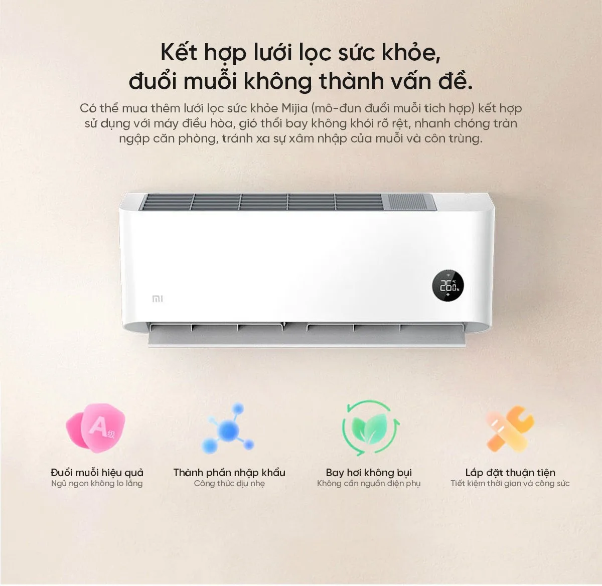 Điều hòa Xiaomi Mijia KFR-26GW/V1A1 1HP 2 chiều