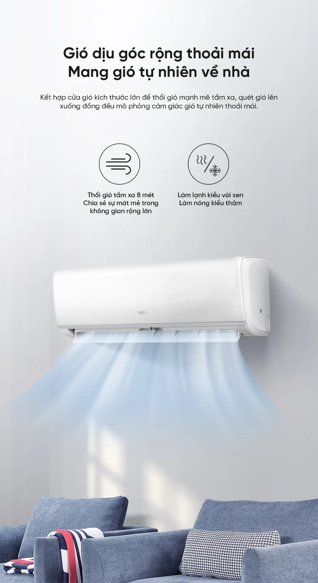 Điều hòa Xiaomi Vino KFR-35GW/V11AA2-3 1.5HP
