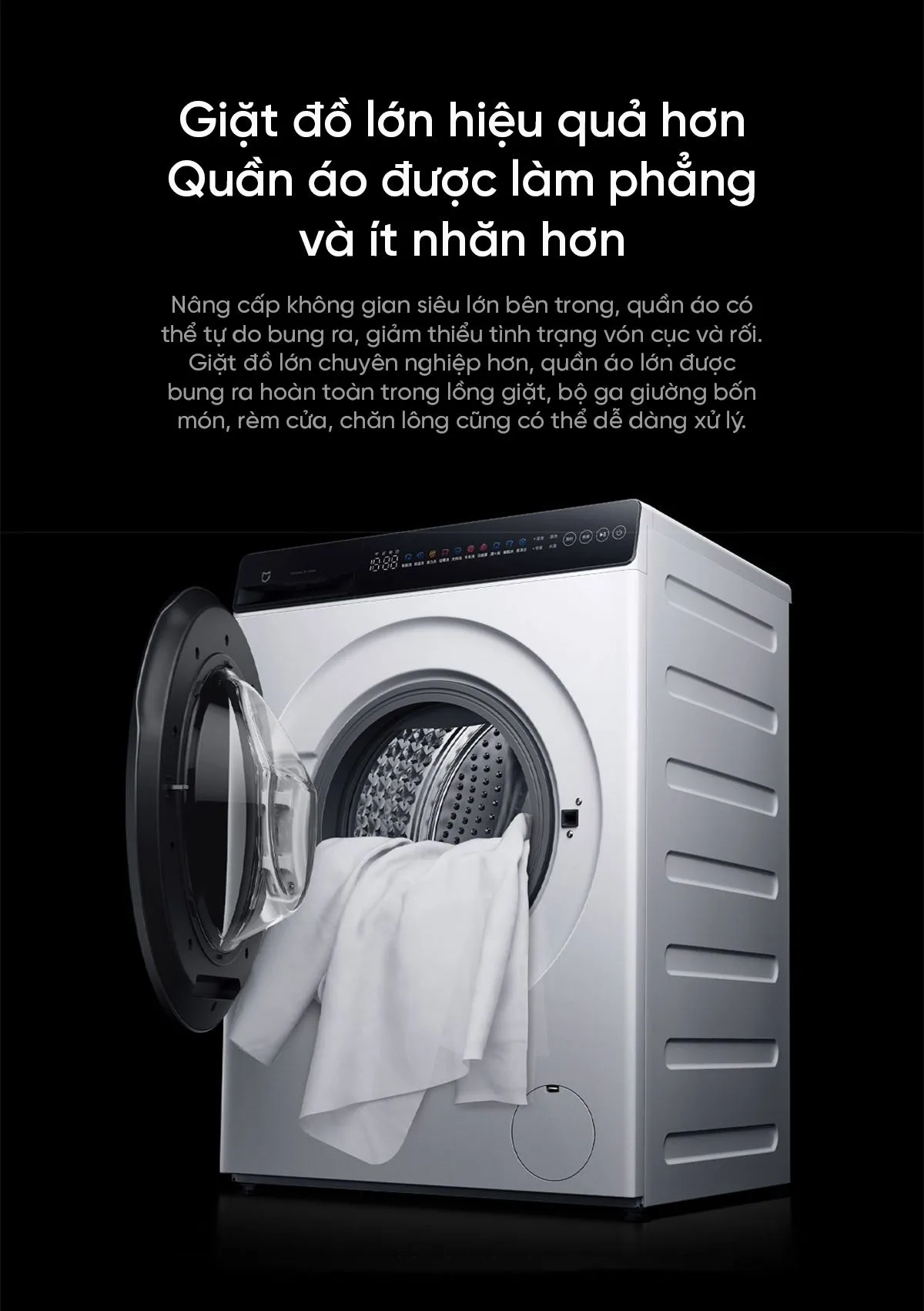 Máy Giặt Xiaomi Mijia MJ106 Giặt 10Kg, Sấy 7Kg - Nhập Khẩu - Ảnh 6