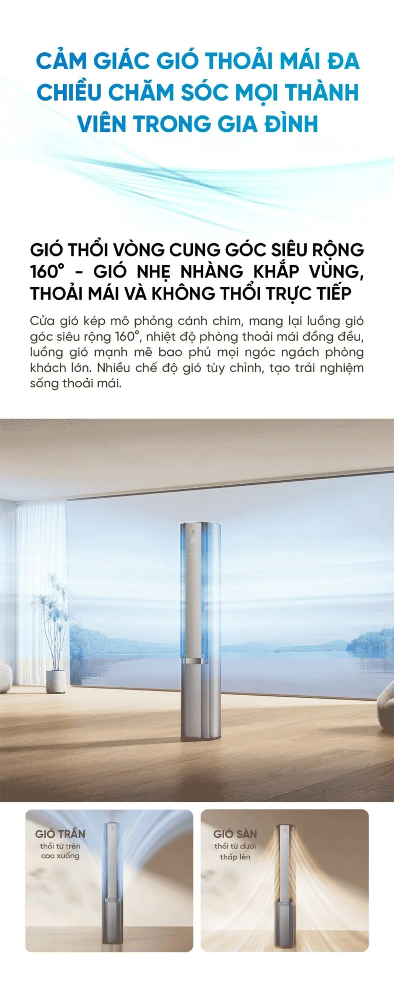Điều hòa cây Xiaomi Mijia 72LW-NA11/M3A1 3HP 2 chiều