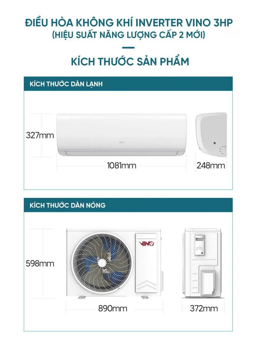 Điều hòa 2 chiều thông minh Xiaomi Vino 27000BTU KFR-72GW/V31AA2-N2