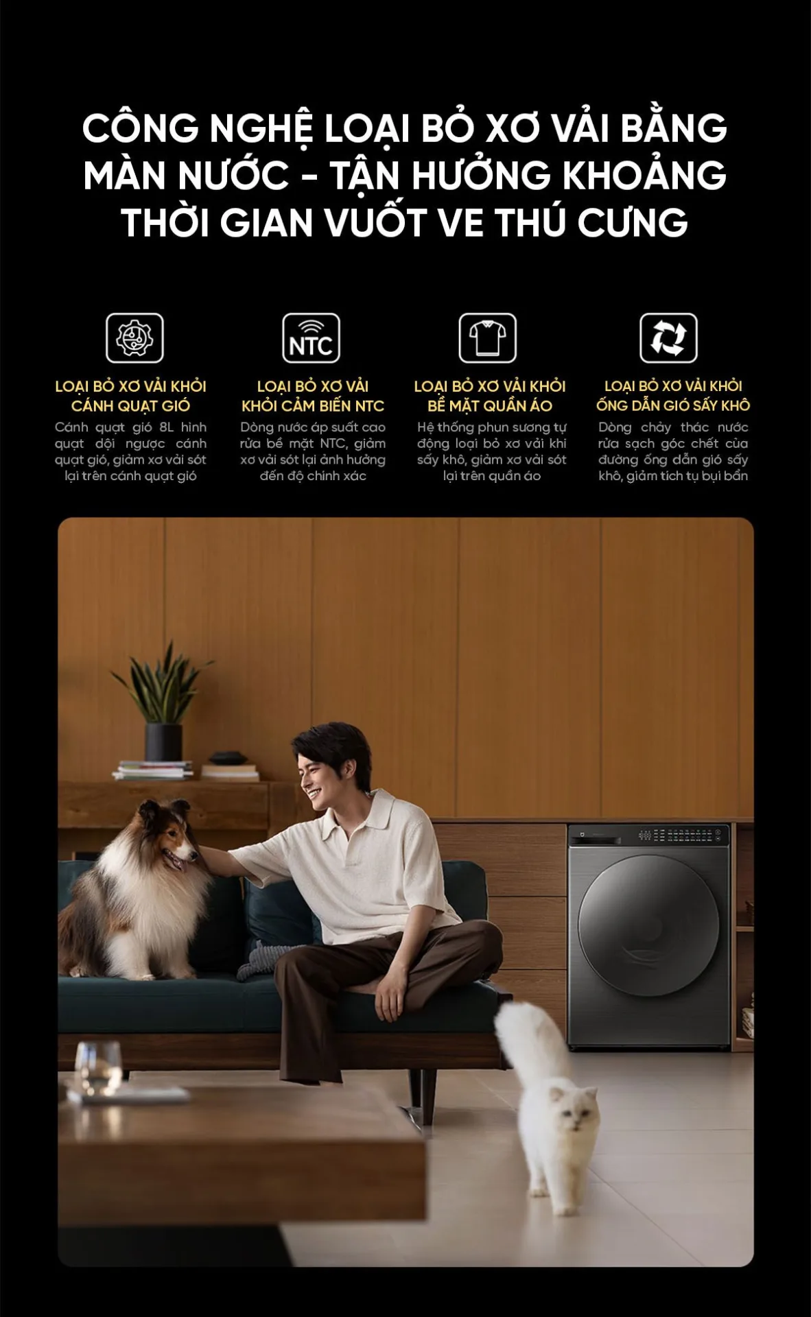 Máy giặt sấy Xiaomi Mijia MJ105, giặt 10kg, sấy 7kg
