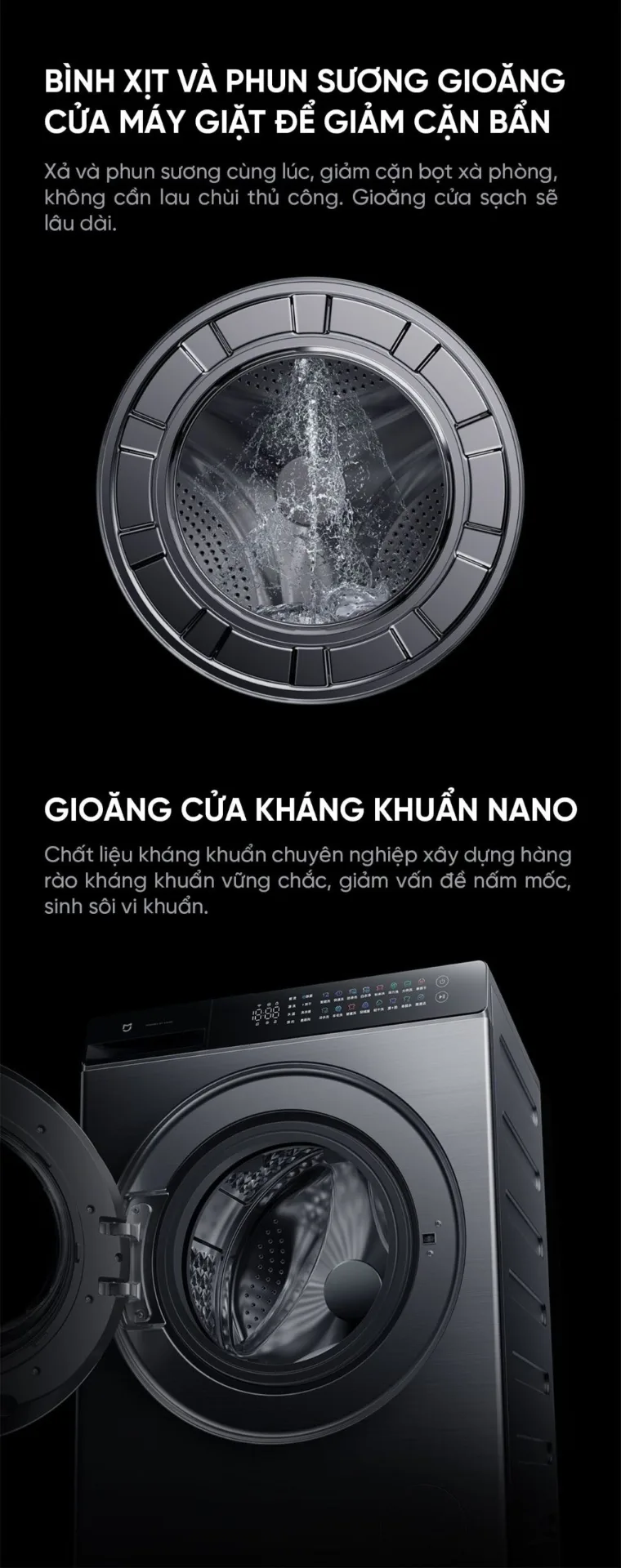 Máy giặt sấy Xiaomi Mijia MJ105, giặt 10kg, sấy 7kg