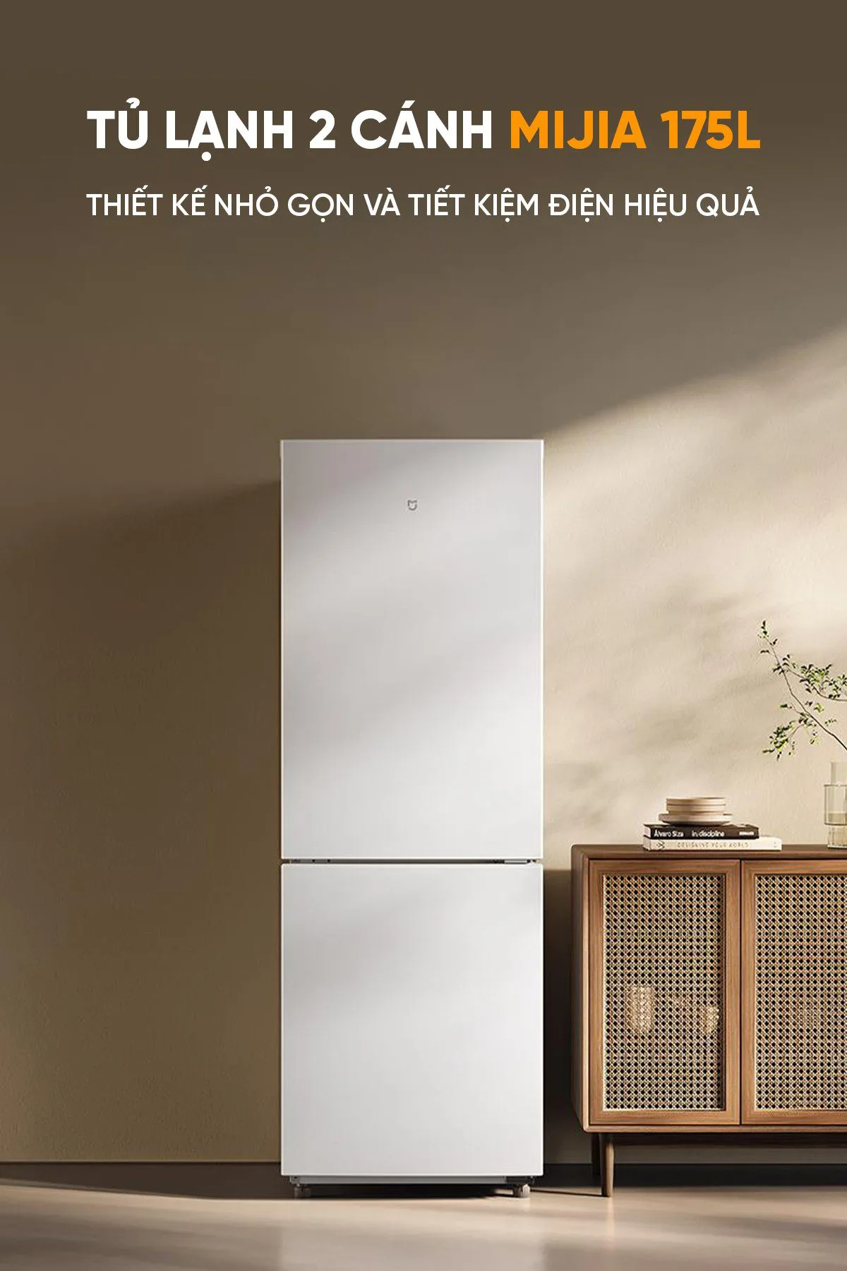Tủ lạnh Xiaomi Mijia 175L 2 cánh tiết kiệm điện hiệu quả