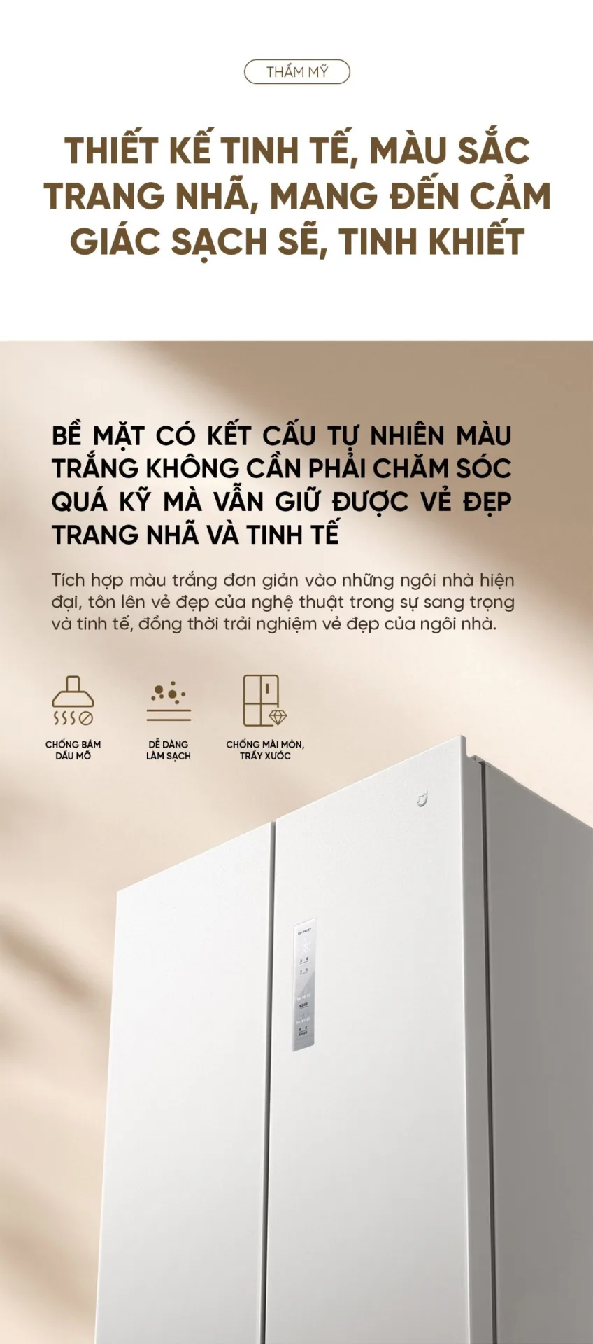 Tủ lạnh Xiaomi Mijia 439L, 4 cửa, thiết kế mỏng, tiết kiệm điện
