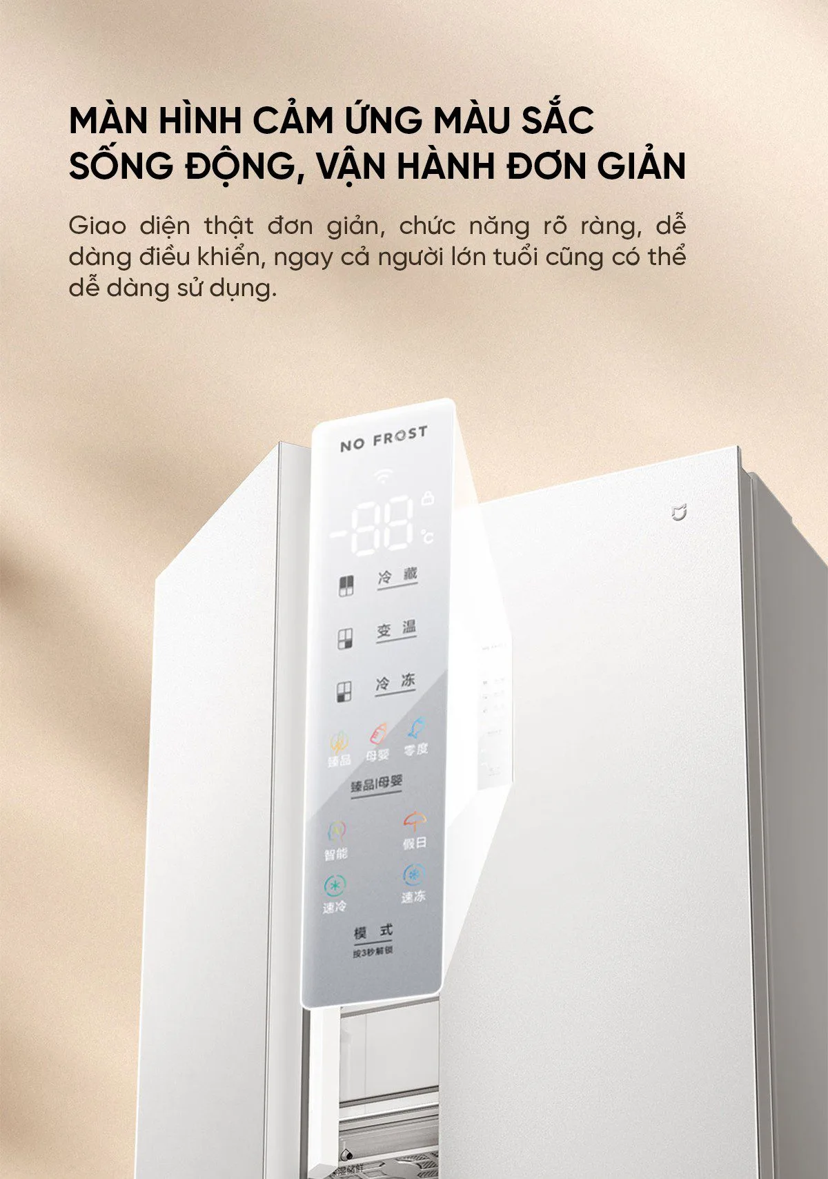 Tủ lạnh Xiaomi Mijia 518L, 4 cửa, có ngăn đông mềm