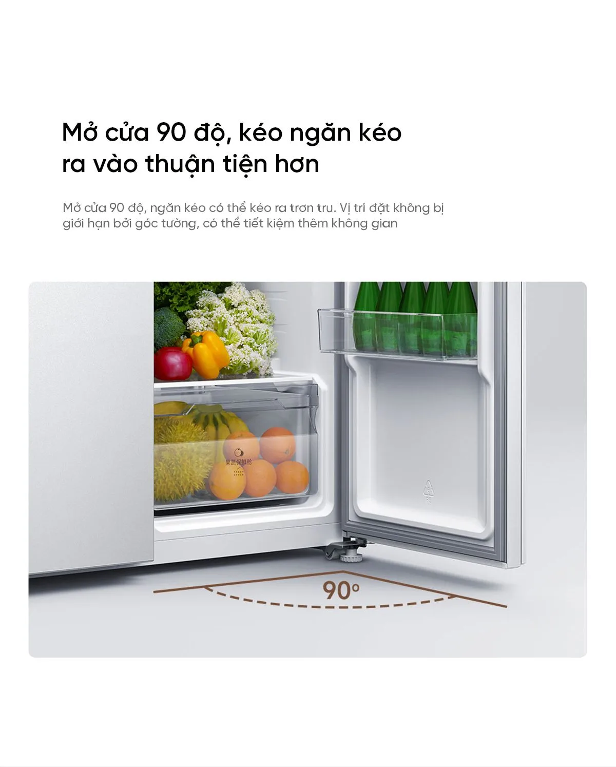Tủ lạnh Xiaomi Mijia 616L Side by Side ion khử khuẩn cấp đông nhanh