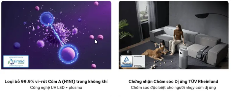 Xiaomi Elite máy lọc không khí diện tích 100 m²