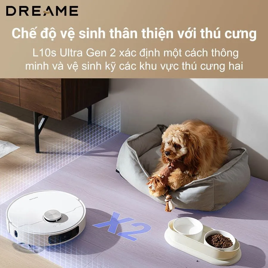 Robot hút bụi lau nhà Dreame L10s Ultra Gen 2