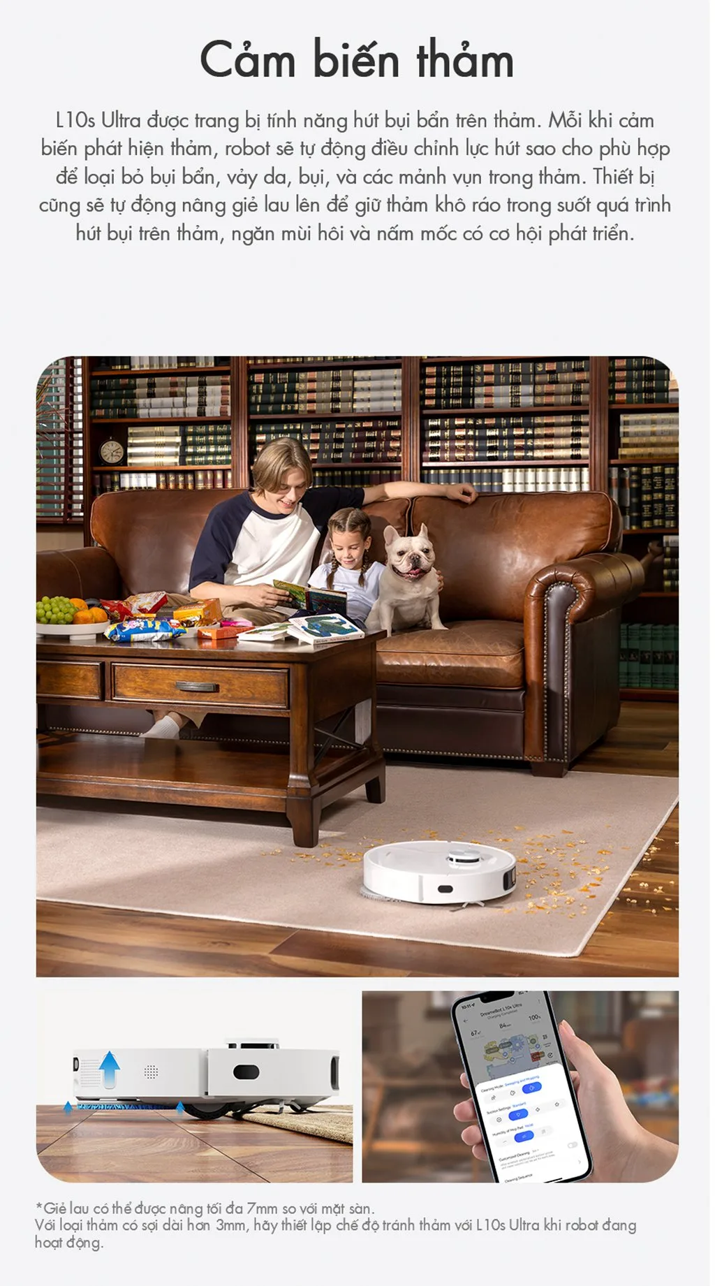 Robot hút bụi lau nhà Dreame Bot L10 Ultra