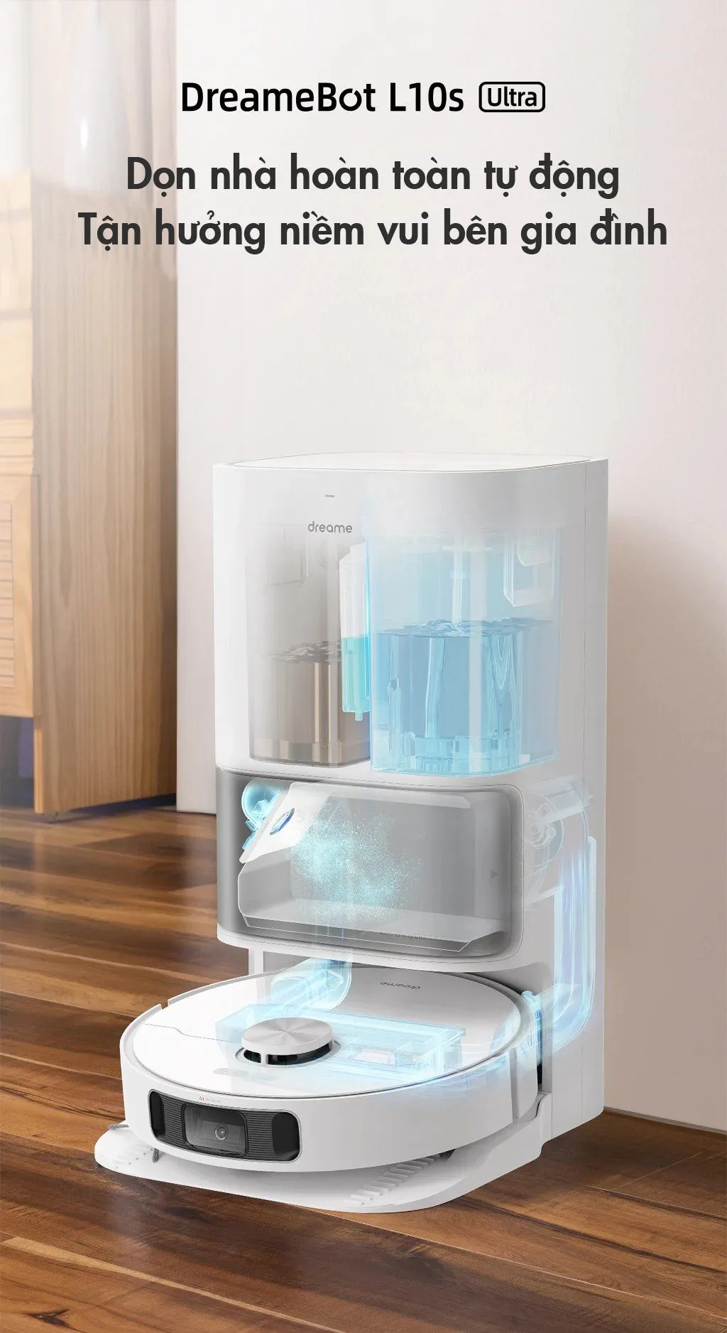 Robot hút bụi lau nhà Dreame Bot L10 Ultra