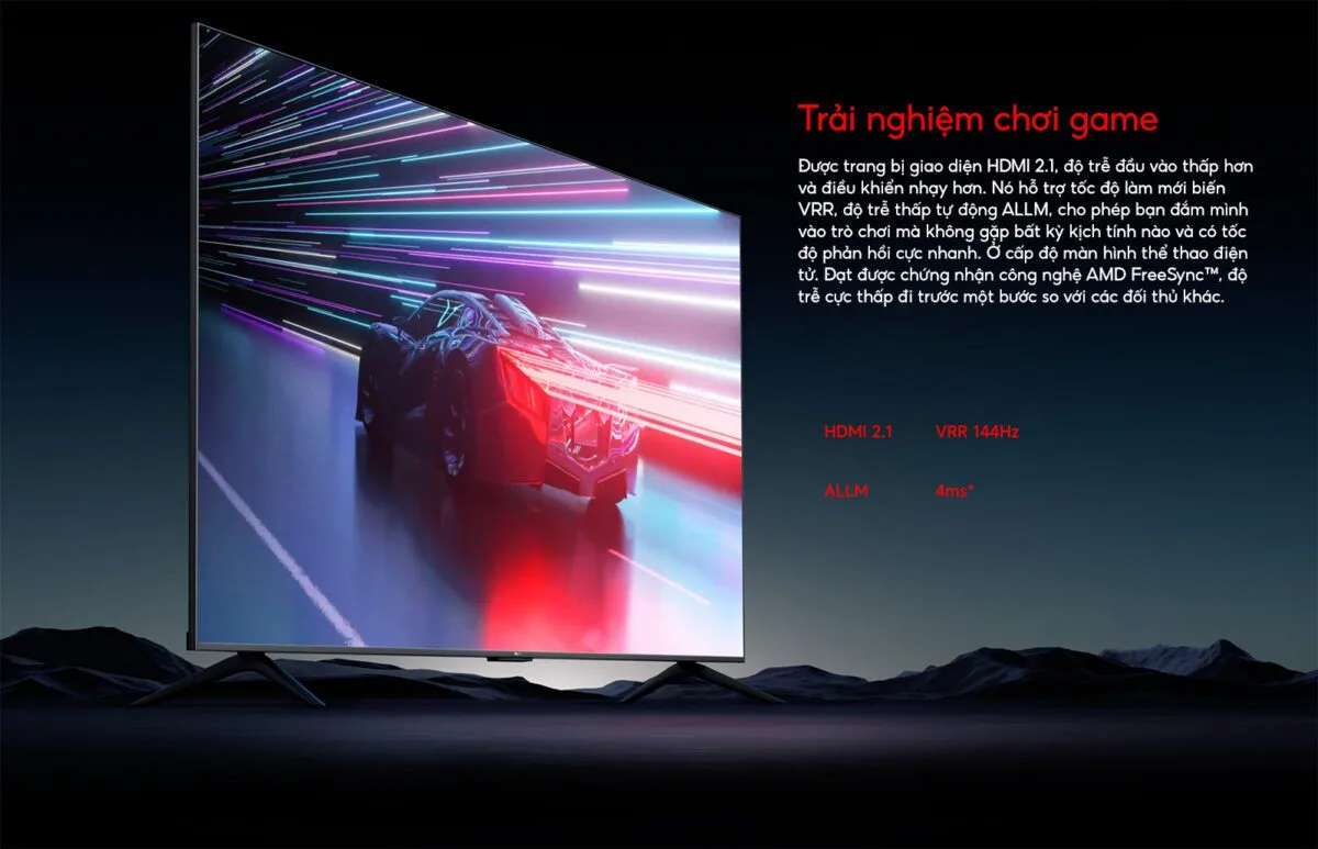 Smart Tivi Xiaomi Redmi Max 100 inch 4K – Ram 4Gb Rom 64Gb 144Hz – Chính hãng Xiaomi