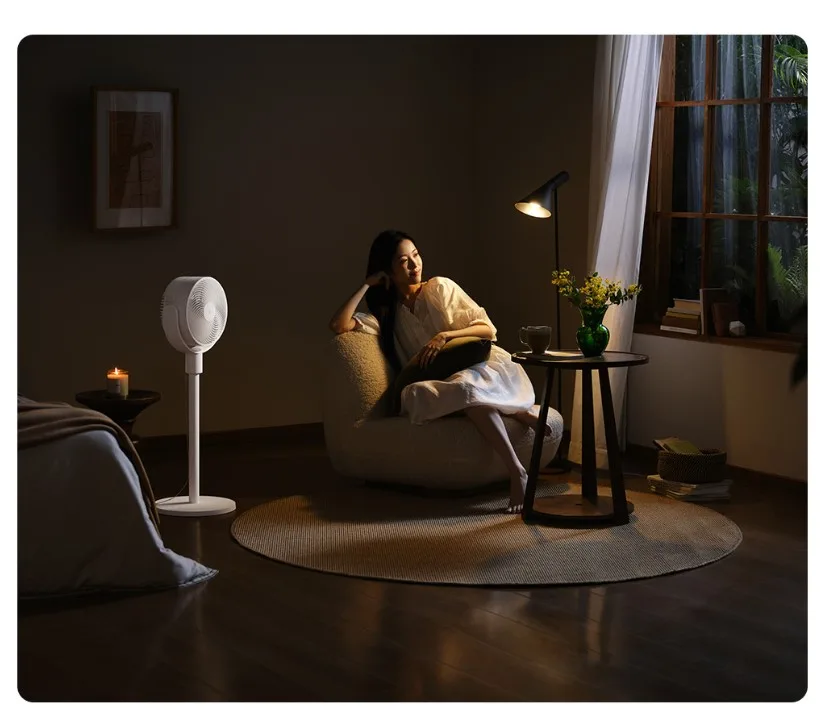 Quạt cây tuần hoàn không khí Xiaomi Mijia 08 – 100 cấp độ gió, điều chỉnh chiều cao