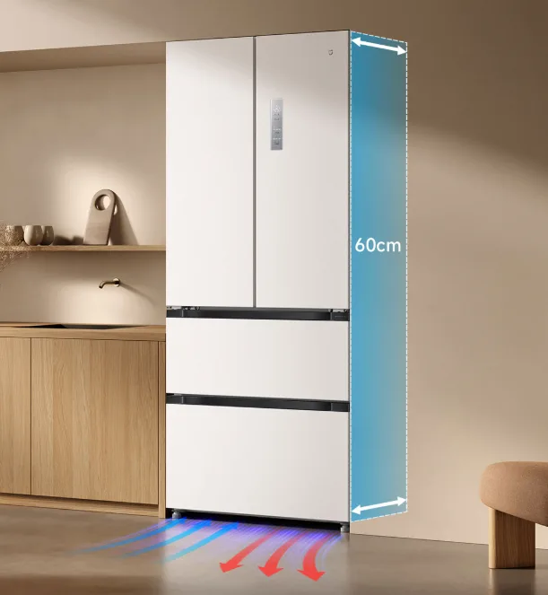 Tủ Lạnh Xiaomi Mijia Pro 508L Kiểu Pháp Màu Trắng