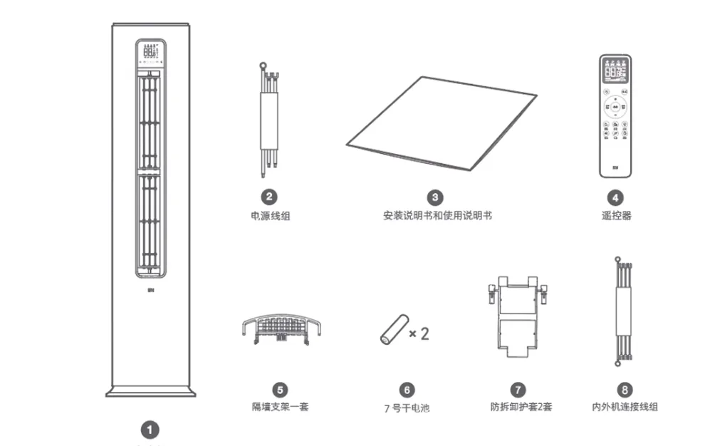Điều Hòa Cây 2 chiều Xiaomi 3HP KFR- 72LW/N1A1 27000BTU