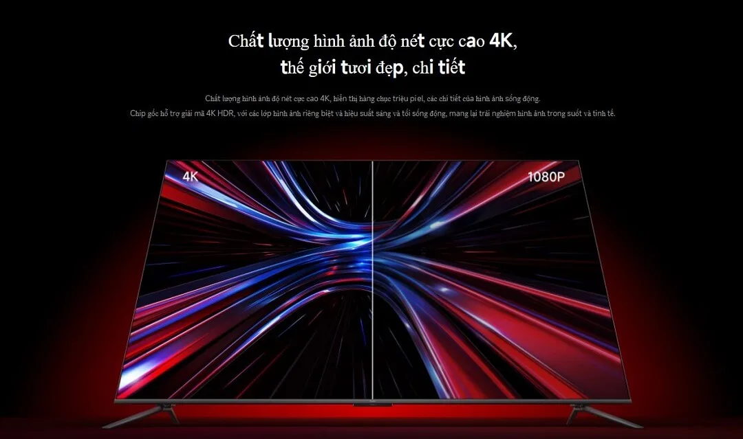 Tivi Xiaomi Redmi X85 85 inch màn hình 4K 120Hz, MEMC