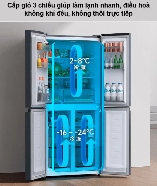 Tủ Lạnh Xiaomi Mijia 430L Có Đông Mềm