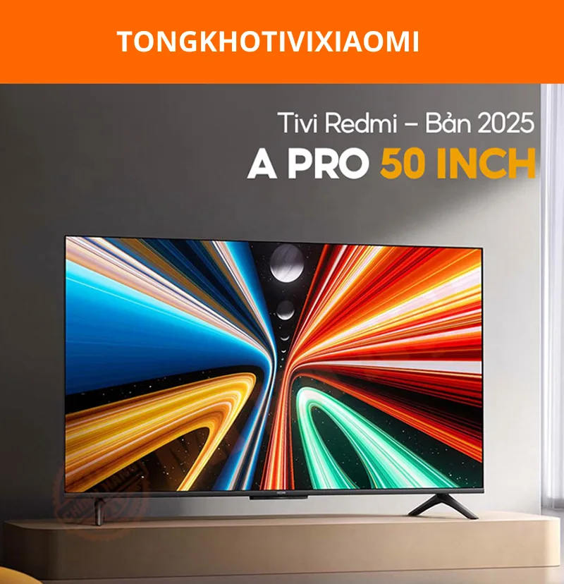 Tivi Xiaomi Redmi A Pro 50 Inch 2025 Ram 3/64GB 144Hz - Ảnh 2