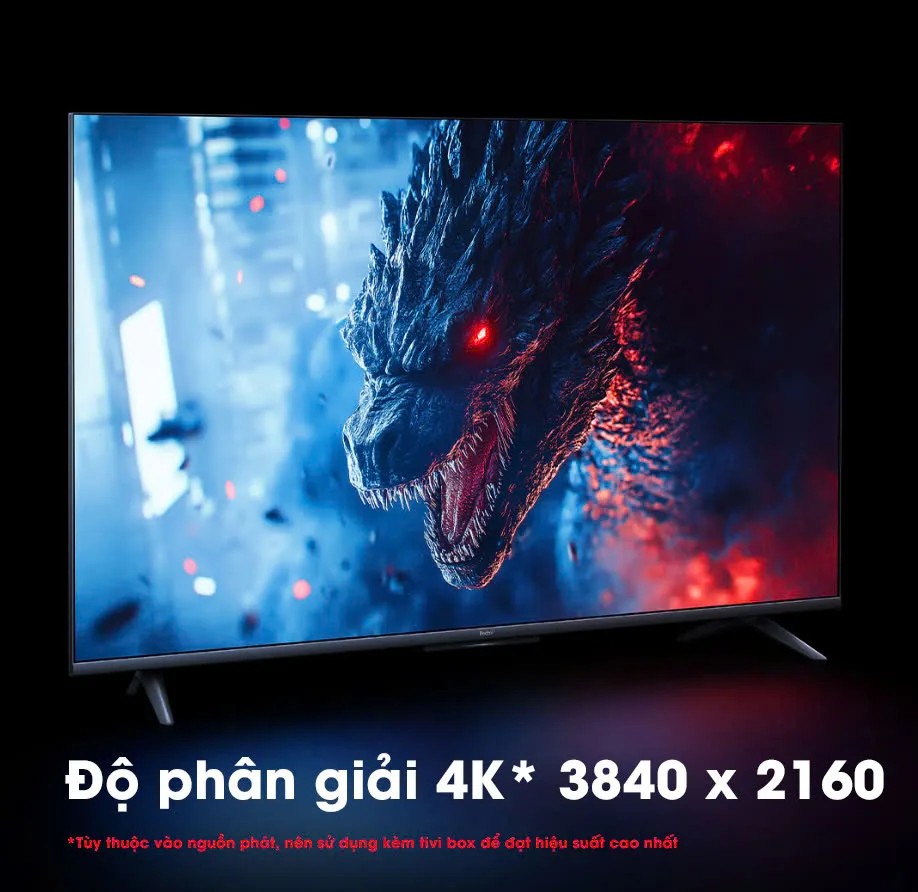Tivi Xiaomi Redmi A Pro 55 inch (Model 2025) tần số 144Hz
