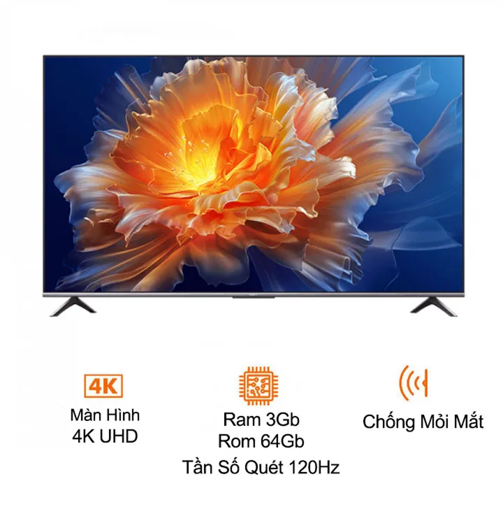Tivi Xiaomi Redmi MAX 85 Inch – Ram 3Gb Rom 64Gb Độ Phân Giải 4K 120Hz