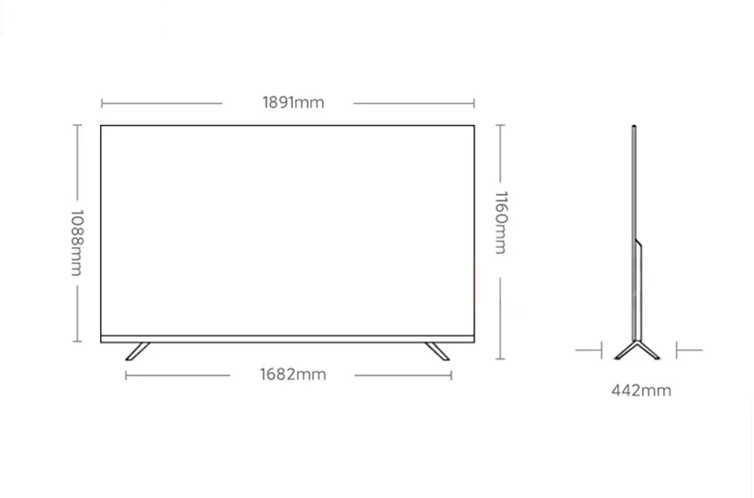Tivi Xiaomi Redmi MAX 85 Inch – Ram 3Gb Rom 64Gb Độ Phân Giải 4K 120Hz